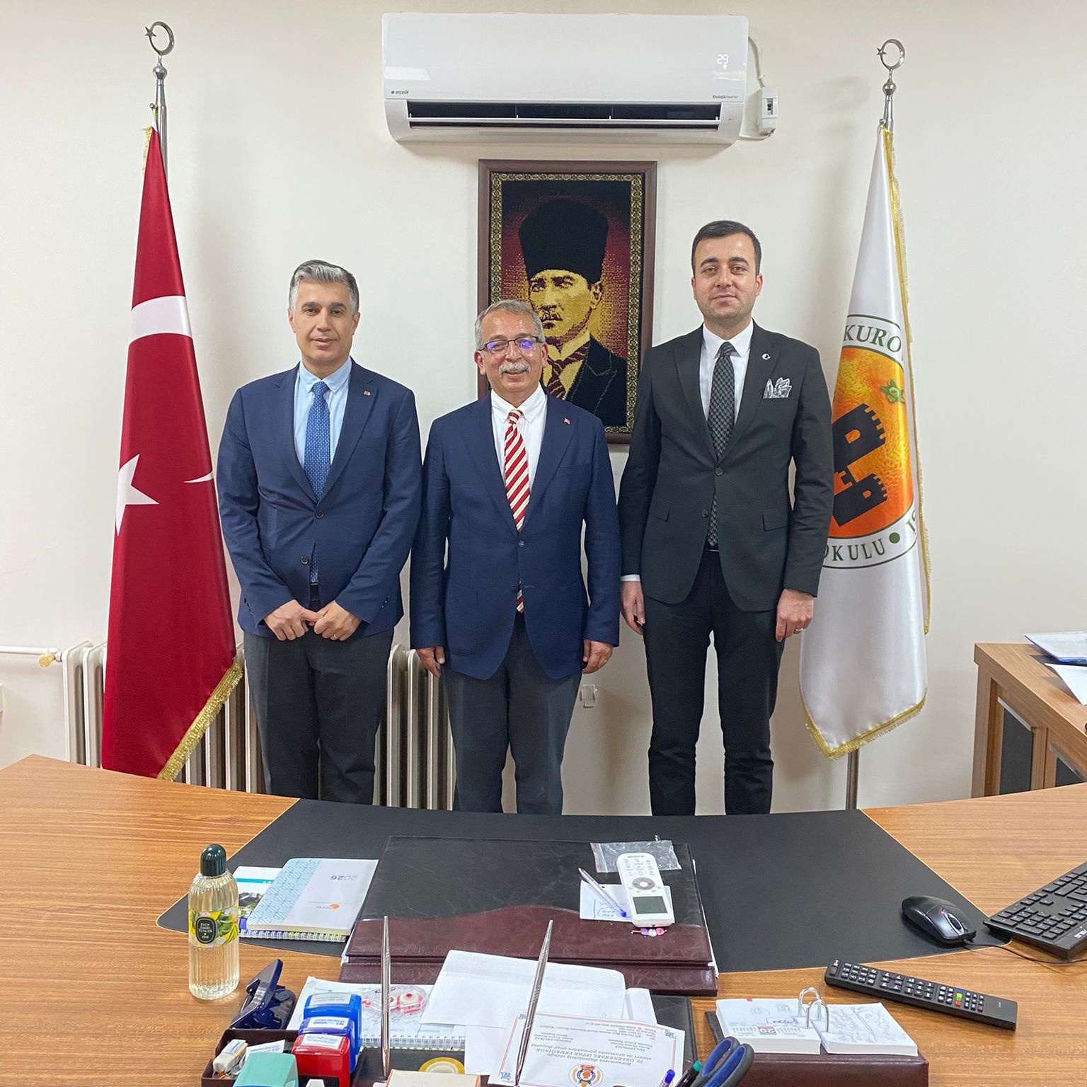 Kozan Cumhuriyet Savcısı Hakan KOÇAK’tan Müdürümüze İadeiziyaret