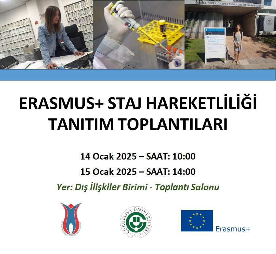 Erasmus+ Staj Hareketliliği Tanıtım Toplantıları