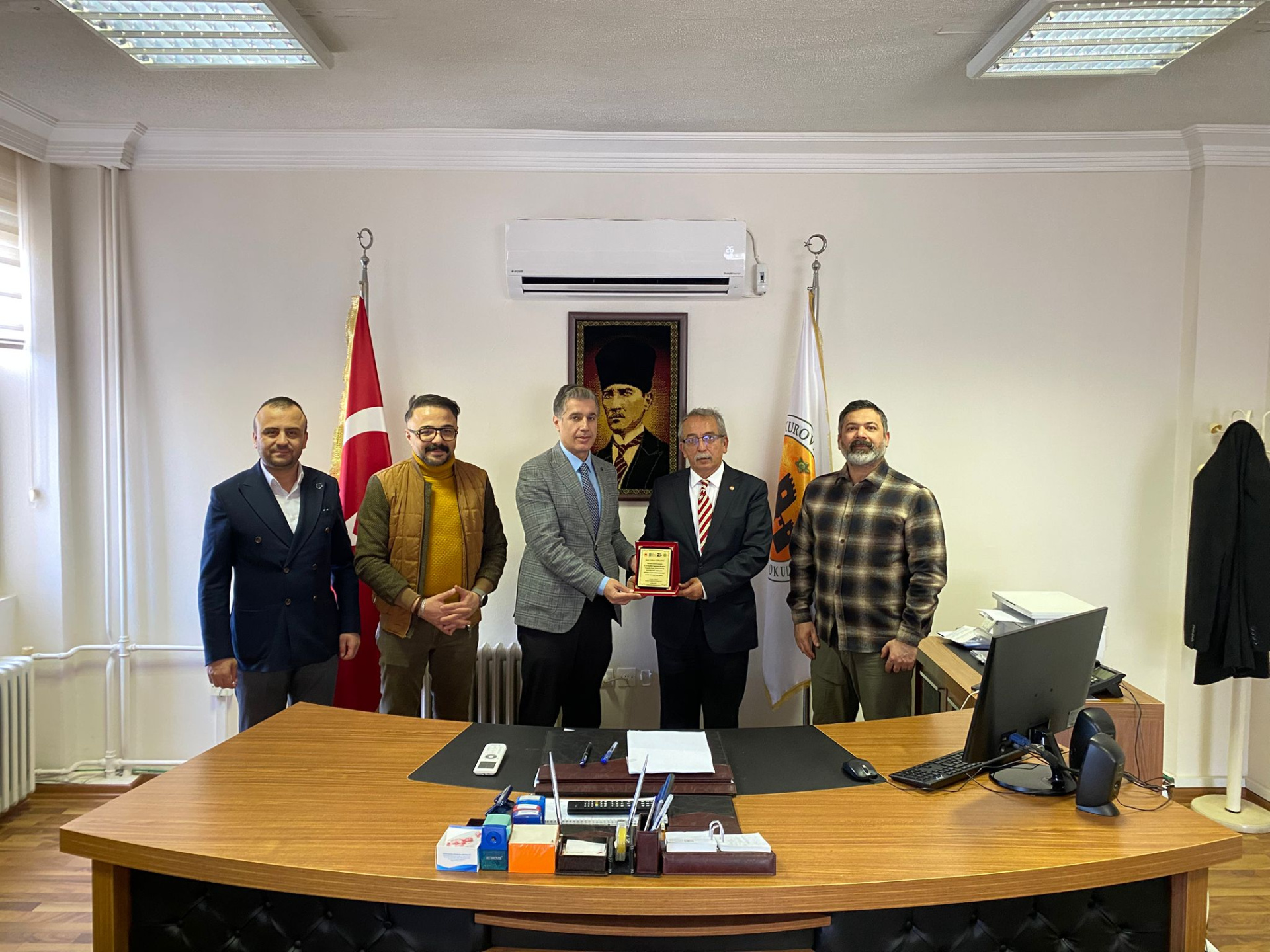 Kozan Denetimli Serbestlik Müdürü Burhan YENER’den Müdürümüze Nezaket Ziyareti