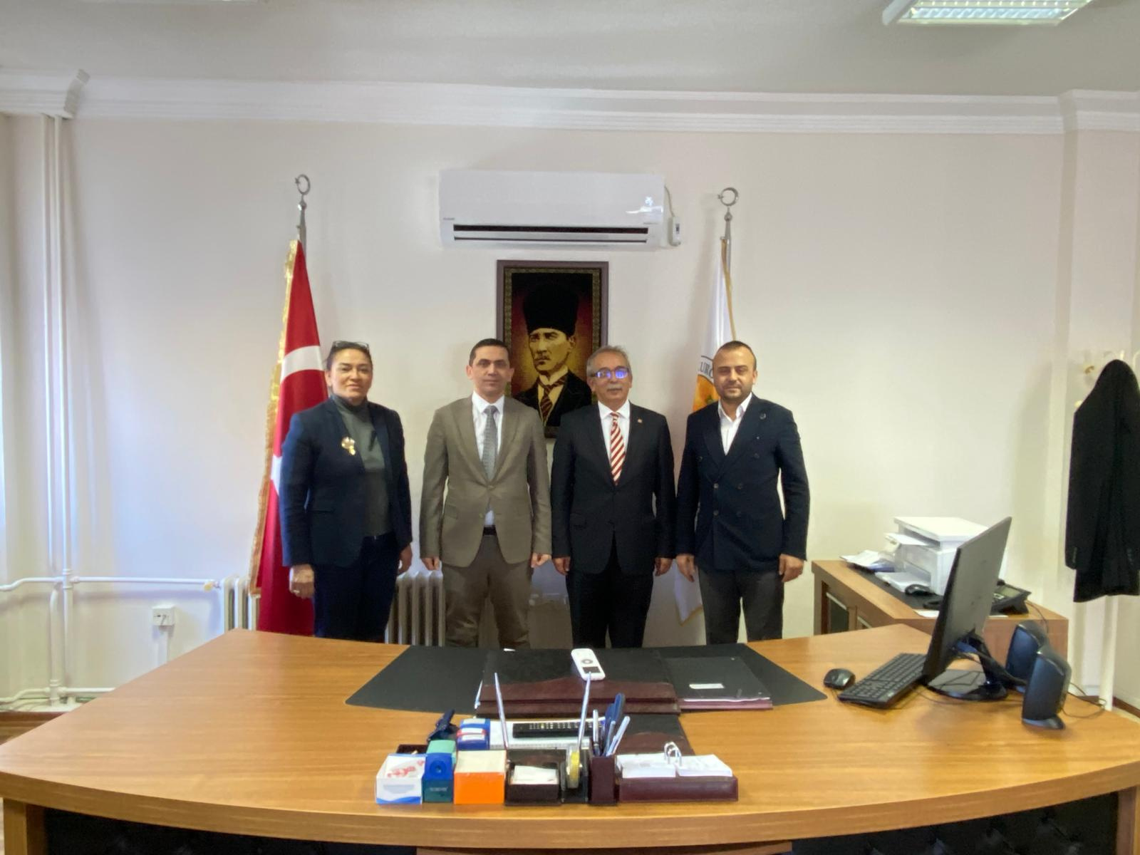 Kozan Adalet Komisyonu Başkanı Göksel SERT’ten Müdürümüze İadeiziyaret