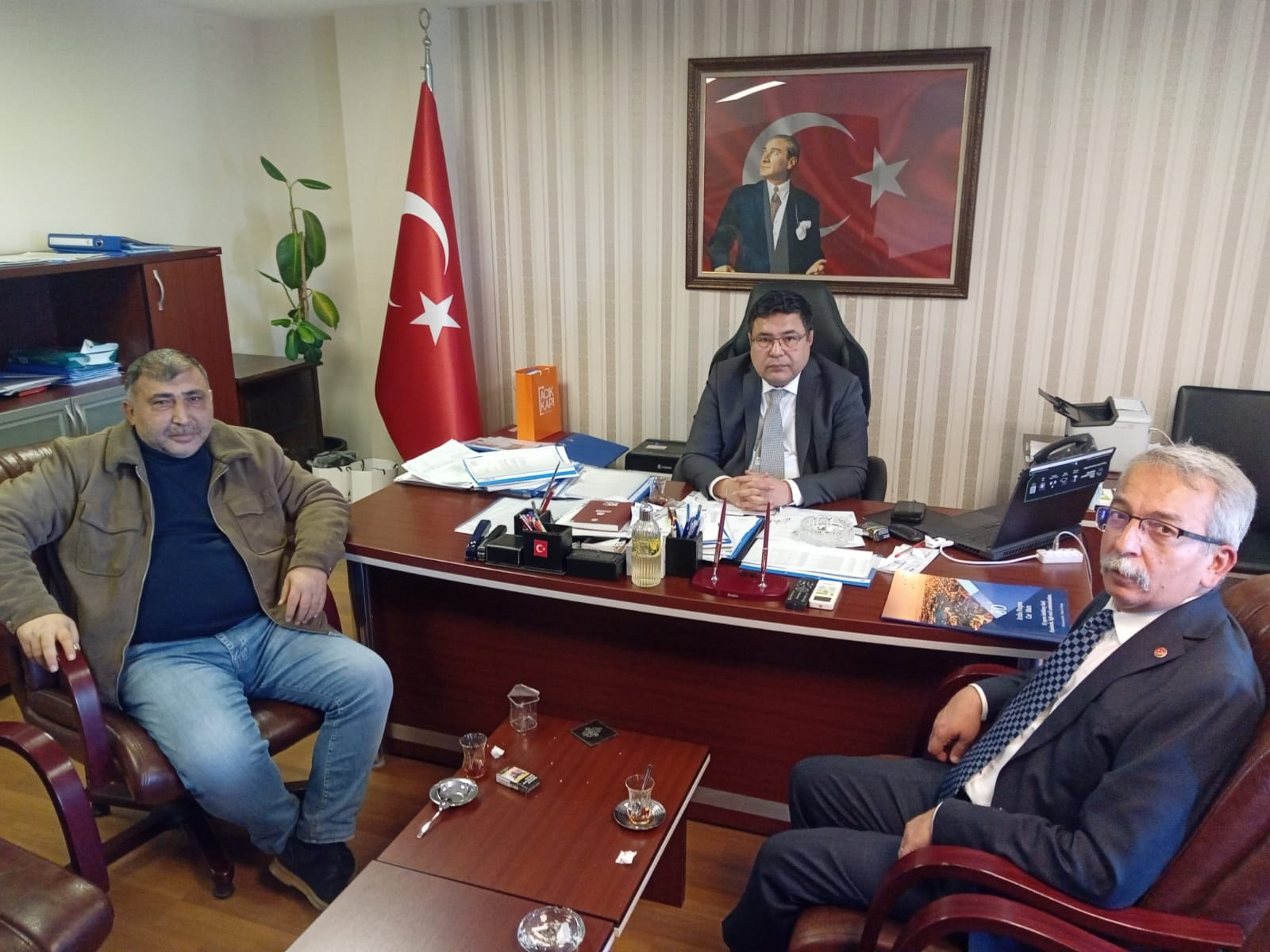 Müdürümüzden Adana Vali Yardımcısı Emin Sait KARAHALİLOĞLU'na Nezaket Ziyareti