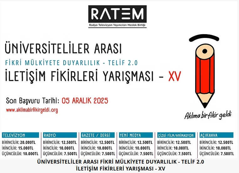 Üniversite Öğrencilerine Yönelik “Aklıma Bir Fikir Geldi” Konulu Yarışma