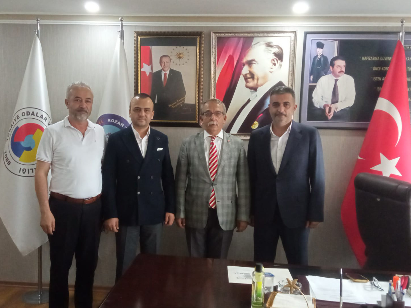 Kozan Ticaret Odası Başkanı Volkan BAYRAKÇI’ya Hayırlı Olsun Ziyareti